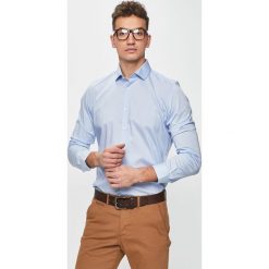 S. Oliver - Koszula. Niebieskie koszule męskie s.Oliver BLACK LABEL, s, bez wzorów, z elastanu, klasyczne, z klasycznym kołnierzykiem, z długim rękawem. W wyprzedaży za 159,90 zł.