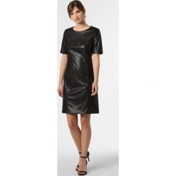 BOSS Casual - Sukienka damska – Arieke, czarny. Czarne sukienki damskie BOSS Casual, na co dzień, bez wzorów, ze skóry, casualowe, bez kołnierzyka, bez rękawów, proste. Za 999,95 zł.