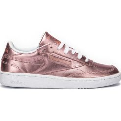 Reebok Classic Club C 85 S Shine Tenisówki Różowy Beżowy. Różowe trampki i tenisówki damskie Reebok Classic, bez wzorów, ze skóry, na sznurówki. Za 464,95 zł.