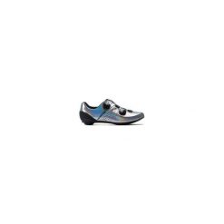 Buty na rower ROADRACING 900 VAN RYSEL. Niebieskie buty sportowe męskie VAN RYSEL, z poliesteru, bez zapięcia, rowerowe. Za 599,99 zł.