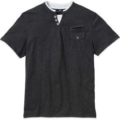 T-shirt z kieszonką bonprix antracytowy melanż. Szare t-shirty męskie bonprix, m, melanż. Za 44,99 zł.