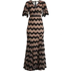 Forever Unique Suknia balowa nude/black. Czarne sukienki damskie marki Forever Unique, bez wzorów, z poliesteru, wizytowe, bez kołnierzyka, bez rękawów. Za 559,00 zł.