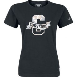 Converse Star Camo Fill Crew Tee Koszulka damska czarny. Czarne t-shirty damskie Converse, s, z nadrukiem, z bawełny, retro, z okrągłym kołnierzem. Za 62,90 zł.