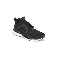 Buty do biegania Puma IGNITE LIMITLESS WEAVE. Czarne buty sportowe męskie Puma, bez zapięcia, do biegania. Za 343,85 zł.