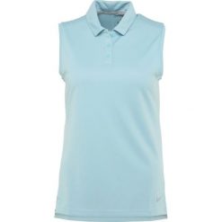 Nike Performance DRY POLO Koszulka sportowa ocean bliss/silver. Niebieskie topy sportowe damskie marki Nike Performance, l, z materiału, polo. Za 189,00 zł.