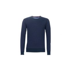 Bluzy Scotch Soda ALL-OVER PRINTED CREWNECK PULL IN SOFT QUALITY. Niebieskie bluzy męskie Scotch & Soda, s, bez wzorów, bez kołnierzyka, bez rękawów, bez kaptura. Za 399,00 zł.