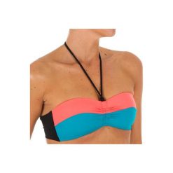 Góra kostiumu kąpielowego LAETI COLORBLOCK damska. Czarne t-shirty damskie OLAIAN, bez wzorów, z elastanu, bez rękawów. Za 49,99 zł.