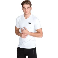 Antony Morato Koszulka Biały. Białe podkoszulki męskie Antony Morato, s, z haftami, z elastanu, bez kołnierzyka, krótkie. Za 154,95 zł.
