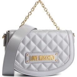 Torebka LOVE MOSCHINO - JC4002PP17LA0001 Grigio. Szare torebki klasyczne damskie Love Moschino, bez wzorów, ze skóry ekologicznej, klasyczne, bez dodatków. W wyprzedaży za 549,00 zł.