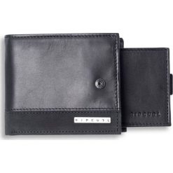Rip Curl portfel męski Mission Clip RFID 2 in 1 czarny. Czarne portfele męskie Rip Curl, bez wzorów, ze skóry. Za 239,00 zł.