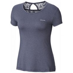 Columbia Koszulka Damska Peak To Point Novelty Ss Nocturnal Xs. Szare bluzki sportowe damskie Columbia, xs, bez wzorów, bez kołnierzyka, bez rękawów, bez kaptura, na fitness i siłownię. Za 155,00 zł.