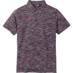 Shirt polo melanżowy bonprix ciemnopomarańczowy melanż. Pomarańczowe koszulki męskie bonprix, s, bez wzorów, z bawełny, bez rękawów. Za 59,99 zł.