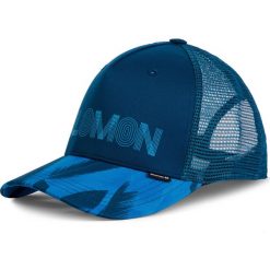 Czapka z daszkiem SALOMON - Mantra Logo Cap W C10404 08 G0 Poseidon. Niebieskie czapki męskie Salomon, bez wzorów, z poliesteru. W wyprzedaży za 109,00 zł.