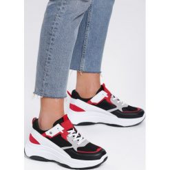 Czarno-Czerwone Sneakersy Postmodern. Czarne sneakersy damskie Inny. Za 79,99 zł.