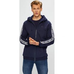 Tommy Jeans - Bluza. Szare bejsbolówki męskie Tommy Jeans, l, z bawełny, z kapturem. Za 449,90 zł.