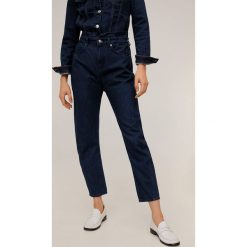 Mango - Jeansy Slouchy. Niebieskie jeansy damskie Mango, z podwyższonym stanem. Za 139,90 zł.