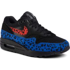 Buty NIKE - Air Max 1 Prm BV1977 001 Black/Havanero Red/Racer Blue. Czarne buty sportowe damskie Nike, bez wzorów, ze skóry, sportowe, nike air max. Za 599,00 zł.