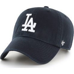 47brand - Czapka Los Angeles Dodgers. Czarne czapki męskie marki 47brand. W wyprzedaży za 79,90 zł.