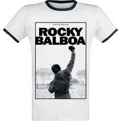 T-shirty męskie: Rocky Balboa It Ain`t Over 'Til It`s Over. T-Shirt biały/czarny