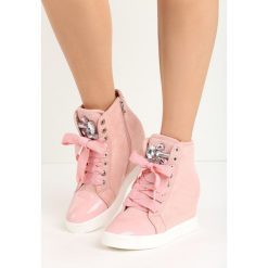 Sneakersy damskie: Różowe Sneakersy Kassi