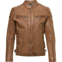 Oakwood TIME Kurtka skórzana cognac. Brązowe kurtki męskie bomber Oakwood, l, z materiału. W wyprzedaży za 762,30 zł.