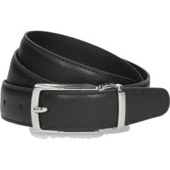 Pasek carrera czarny z obszyciem 3. Czarne paski męskie Recman, w paski, z jeansu, eleganckie. Za 99,00 zł.