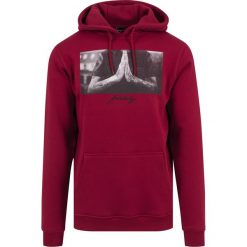 Bluzy męskie: Mister Tee PRAY Bluza z kapturem ruby