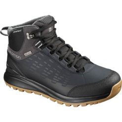 Buty trekkingowe męskie: Salomon Buty zimowe męskie Kaipo CS WP 2 Black/Phantom r. 43 1/3 (404717)