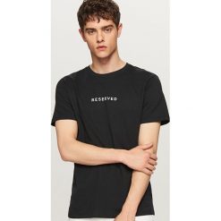 T-shirty męskie: T-shirt z logo Czarny