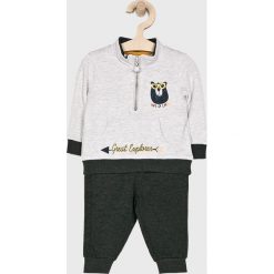 Blukids - Komplet dziecięcy. Szare spodnie chłopięce Blukids, bez wzorów, z bawełny. W wyprzedaży za 49,90 zł.