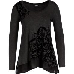 Bluzka Desigual Sullivan 19WWTK69. Szare bluzki damskie Desigual, xs, bez wzorów, z wiskozy, bez kołnierzyka, bez rękawów. W wyprzedaży za 169,00 zł.