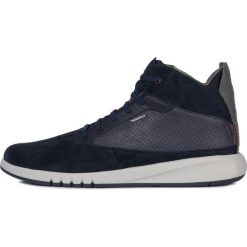 Geox męskie buty za kostkę Aerantis U947FA 02243 44 ciemny niebieski. Niebieskie buty wizytowe męskie Geox, ze skóry. W wyprzedaży za 469,00 zł.