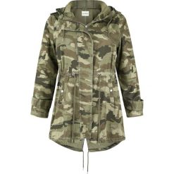 Parki damskie: Junarose Kaliva Printed LS Parka Coat Płaszcz damski kamuflaż