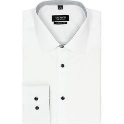 Koszula bexley 2455 długi rękaw regular fit biały. Białe koszule męskie marki Recman, m, bez wzorów, z bawełny, wizytowe, button down, z długim rękawem. Za 89,99 zł.