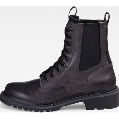 G-Star Raw - Workery. Workery damskie z gumy, retro, z okrągłym noskiem, na sznurówki. W wyprzedaży za 499,90 zł.