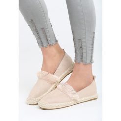 Beżowe Espadryle Beautiful Surprise. Brązowe espadryle damskie Born2be, bez wzorów, bez obcasa, na płaskiej podeszwie. Za 59,99 zł.