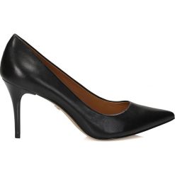 Buty ślubne damskie: Czarne czółenka damskie