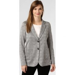 Marie Lund - Blezer damski, czarny. Czarne bolerka i narzutki damskie Marie Lund, w kratkę, z dresówki, bez rękawów. Za 229,95 zł.