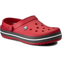 Klapki CROCS - Crocband 11016 Pepper. Czerwone klapki damskie Crocs, bez wzorów, z tworzywa sztucznego, bez obcasa. Za 199,00 zł.