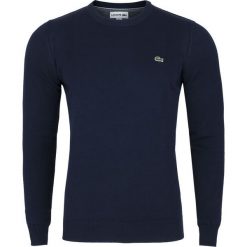 Sweter Lacoste. Czarne swetry męskie Lacoste, m, bez wzorów, z bawełny, eleganckie, bez kołnierzyka, bez kaptura. Za 329,00 zł.