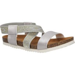 Sandały z nitami S.Barski LS83610. Brązowe sandały damskie marki S.barski. Za 39,99 zł.