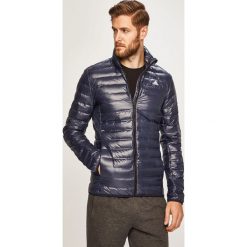 Adidas Performance - Kurtka puchowa. Niebieskie płaszcze męskie adidas Performance, s, bez wzorów, z poliesteru, krótkie, bez kaptura. W wyprzedaży za 359,90 zł.