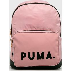 Puma - Plecak. Różowe plecaki damskie Puma, w paski, z poliesteru. W wyprzedaży za 119,90 zł.