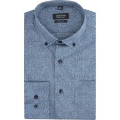 Koszula versone 2830 długi rękaw slim fit niebieski. Niebieskie koszule męskie Recman, m, bez wzorów, bez kołnierzyka, z długim rękawem. Za 99,99 zł.