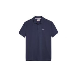 Koszulki polo z krótkim rękawem Tommy Jeans DM0DM05508 TOMMY CLASSIC P. Czarne koszulki męskie Tommy Jeans, s, bez wzorów, z jeansu, z krótkim rękawem. Za 197,17 zł.