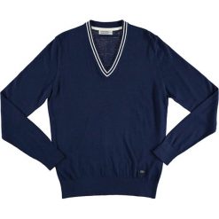 Swetry klasyczne męskie: Sweter w kolorze granatowym
