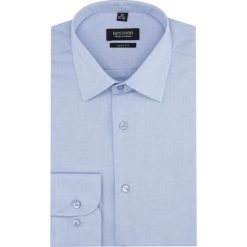 Koszula versone 2663 długi rękaw slim fit niebieski. Niebieskie koszule męskie marki Recman, m, bez wzorów, bez kołnierzyka, z długim rękawem. Za 149,00 zł.