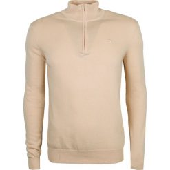 Trussardi Sweter "Lupetto Zip". Swetry męskie Trussardi, bez wzorów, z tkaniny, bez kołnierzyka, bez kaptura. Za 199,00 zł.