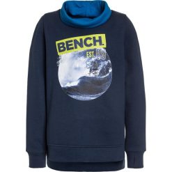 Bench GRAPHIC FUNNEL Bluza dark navy blue. Niebieskie bluzy dziewczęce Bench, z bawełny. W wyprzedaży za 152,10 zł.