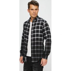 Only & Sons - Koszula. Czarne koszule męskie marki Only & Sons, m, w kratkę, z bawełny, klasyczne, z klasycznym kołnierzykiem, z długim rękawem. Za 149,90 zł.